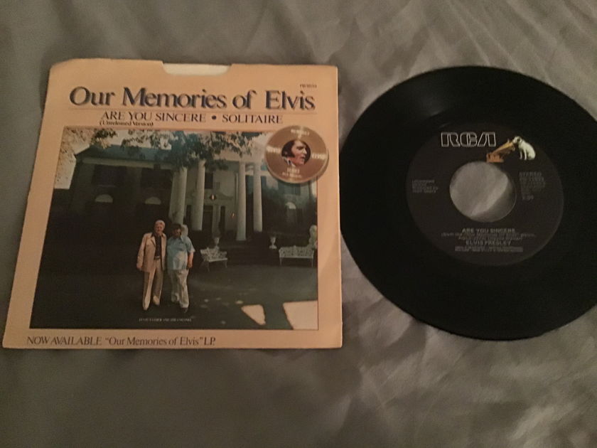 Elvis Presley  Are You Sincere (Unreleased Version) 45 With PS