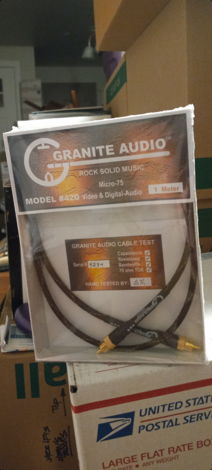 GRANITE AUDIO Micro-75 model # 420 Video and Digital-Au...