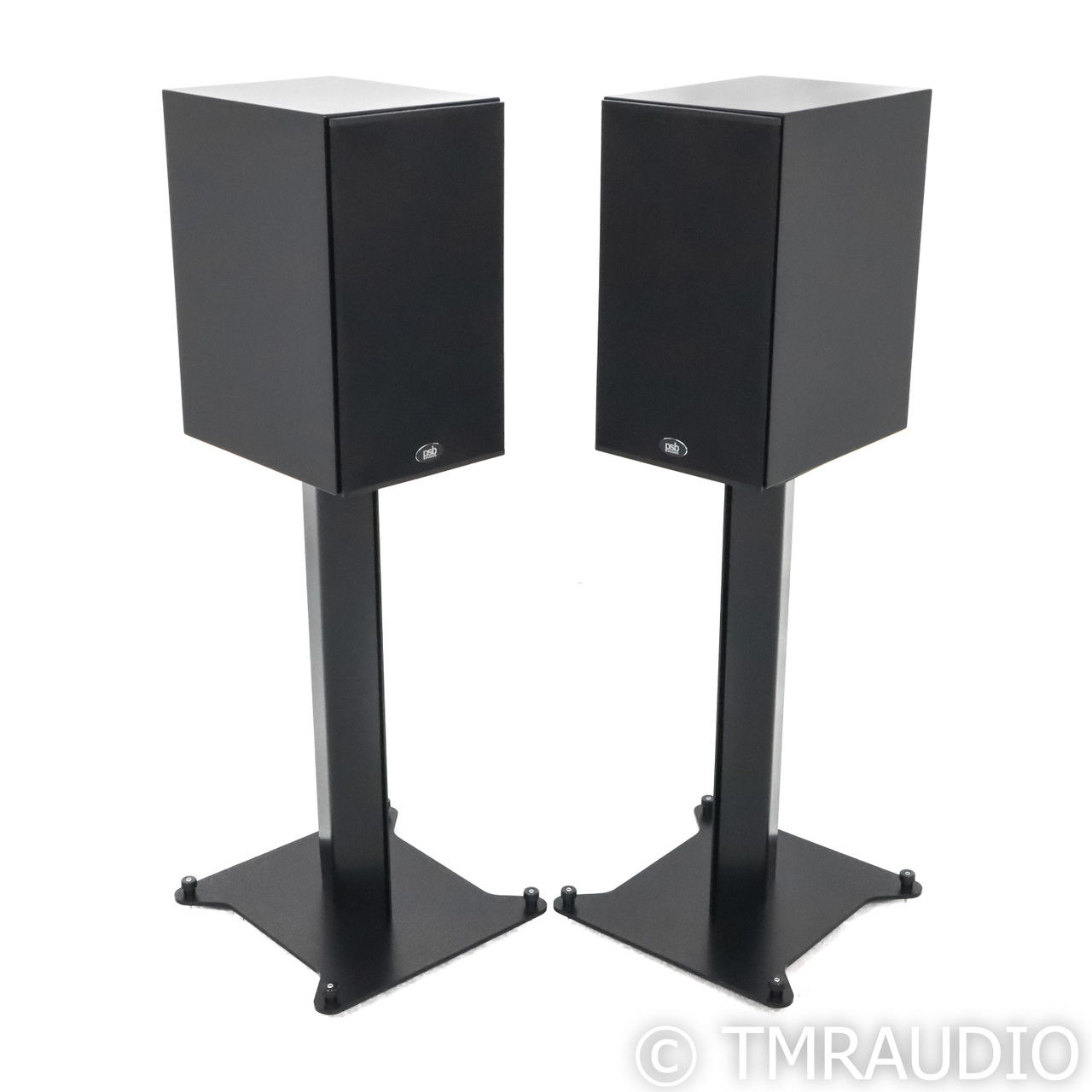 PSB Synchrony B600 Bookshelf Speakers; Black Pair w/ St... 2