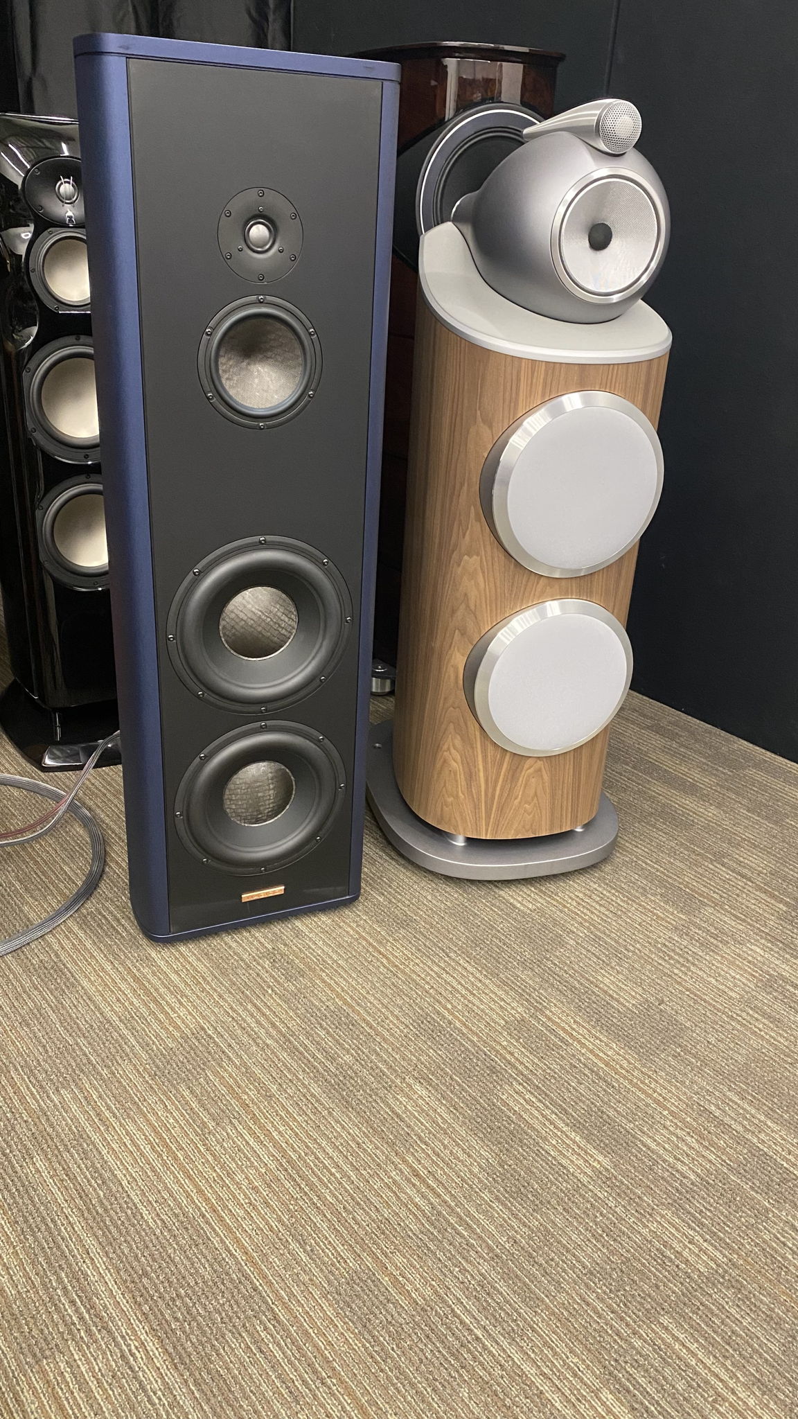 Magico S5 Beryllium M-Cast Blue Speakers with Crates 2