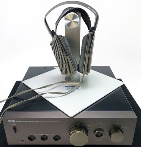 Stax Lambda Nova Classic Headphones with SRM-T1W TUBE A...