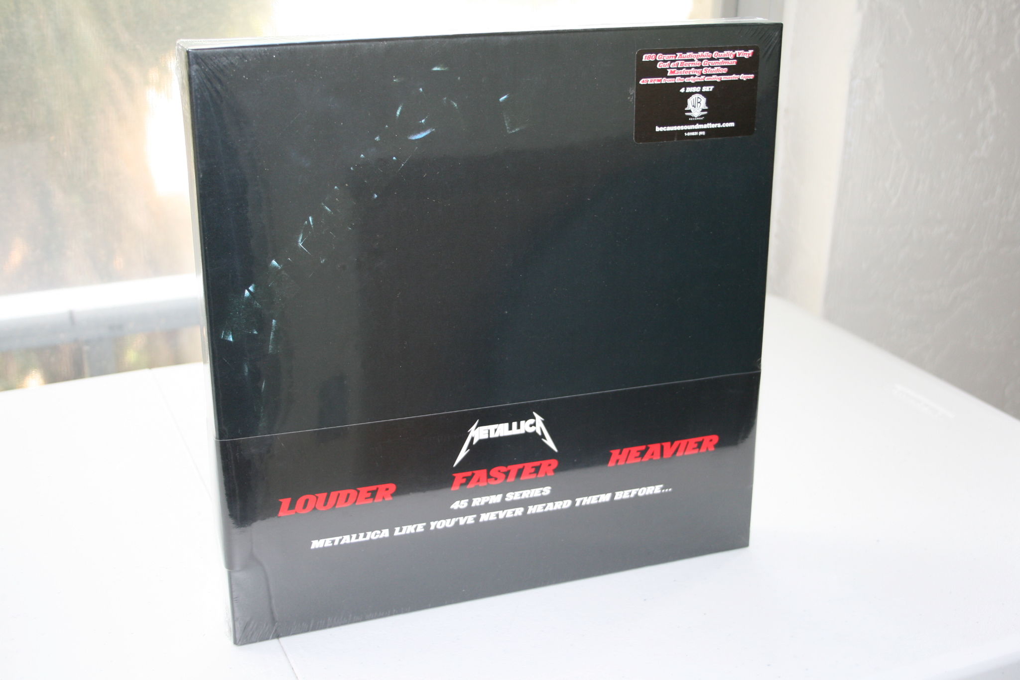 Metallica - Metallica (Black Album) 45 RPM 4 Disc Box Set