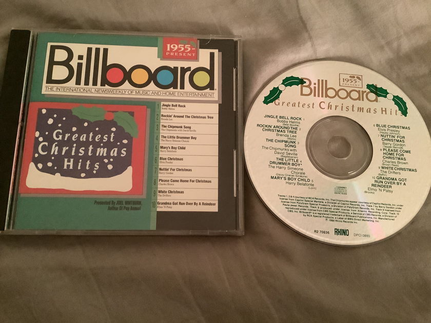 Various Artists Rhino Records CD  Billboard Greatest Christmas Songs 1955-Present