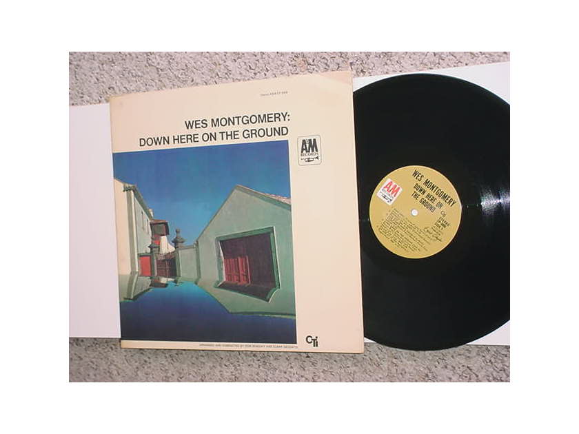 JAZZ Wes Montgomery lp record - Down here on the ground A&M LP 3006 STEREO SEE ADD