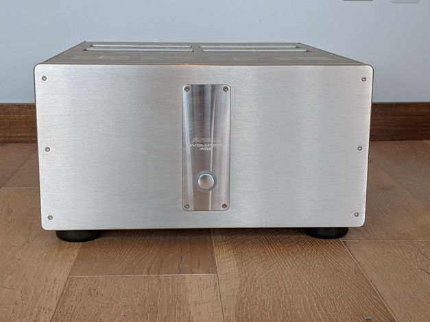 Krell EVO 402 Stereo Amplifier in Silver