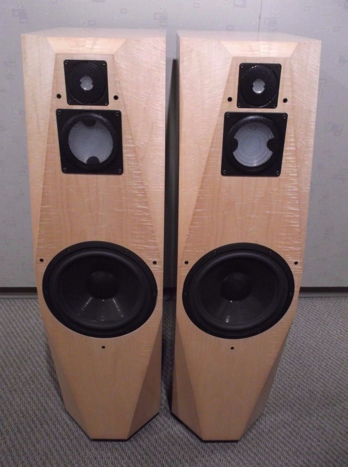 Avalon Acoustics Eidolon Speakers - Maple finish w/ Crates 2