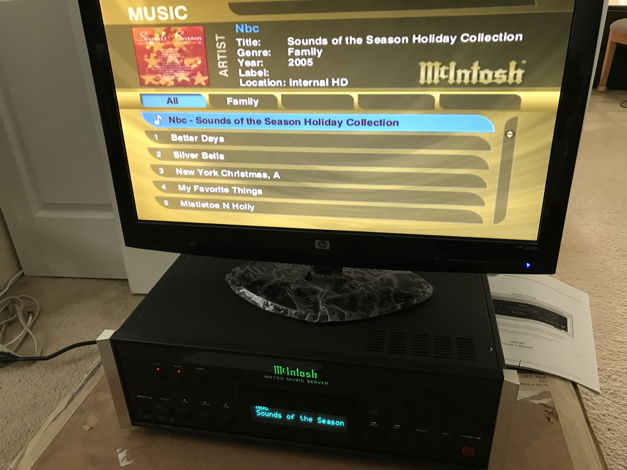 McIntosh  MS-750 Music Server Complete System "New Powe...