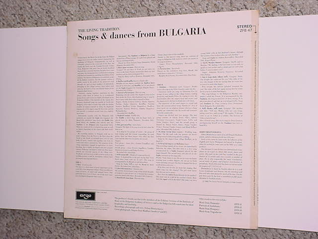 Bulgaria songs and dances from lp record - The living t... 2