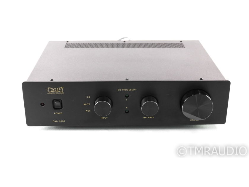 Cary Audio CAD 5500 Stereo Tube Preamplifier; CD Processor / Buffer; CAD-5500 (25772)