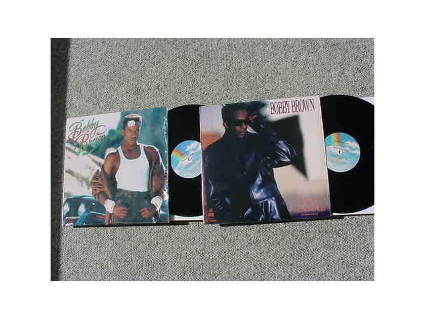 2 Bobby Brown 12 inch single records - Dont be cruel and my perogative 1988 mca