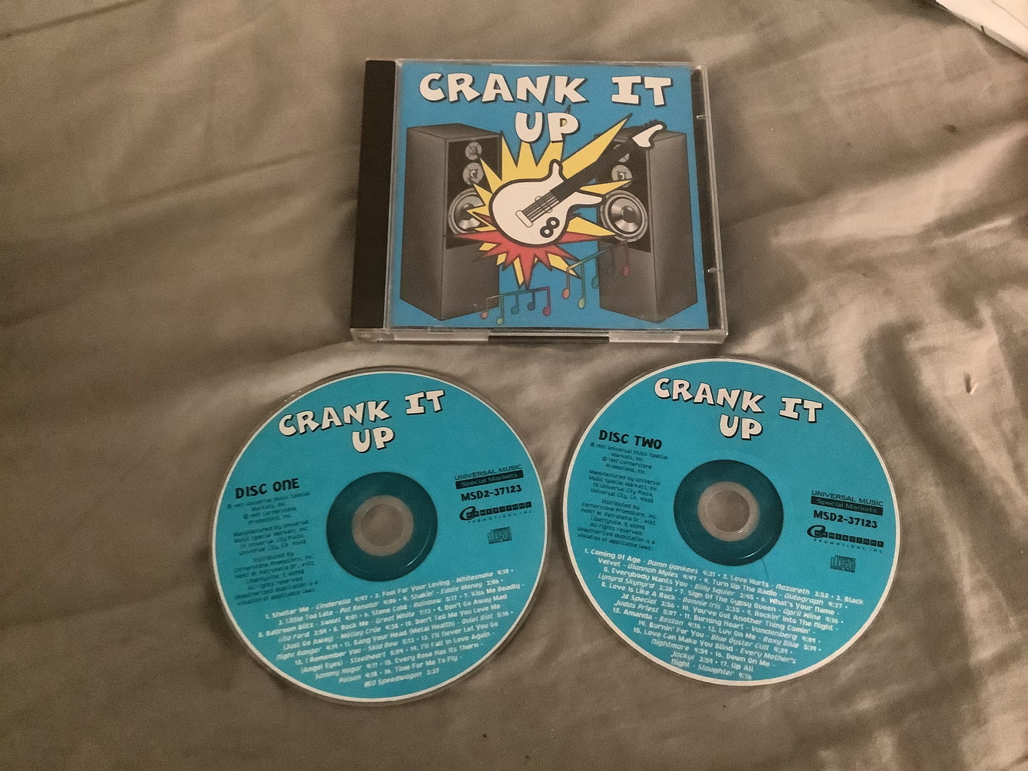 Various Artists 2 CD Set The Cars Foreigner Others  Cra...