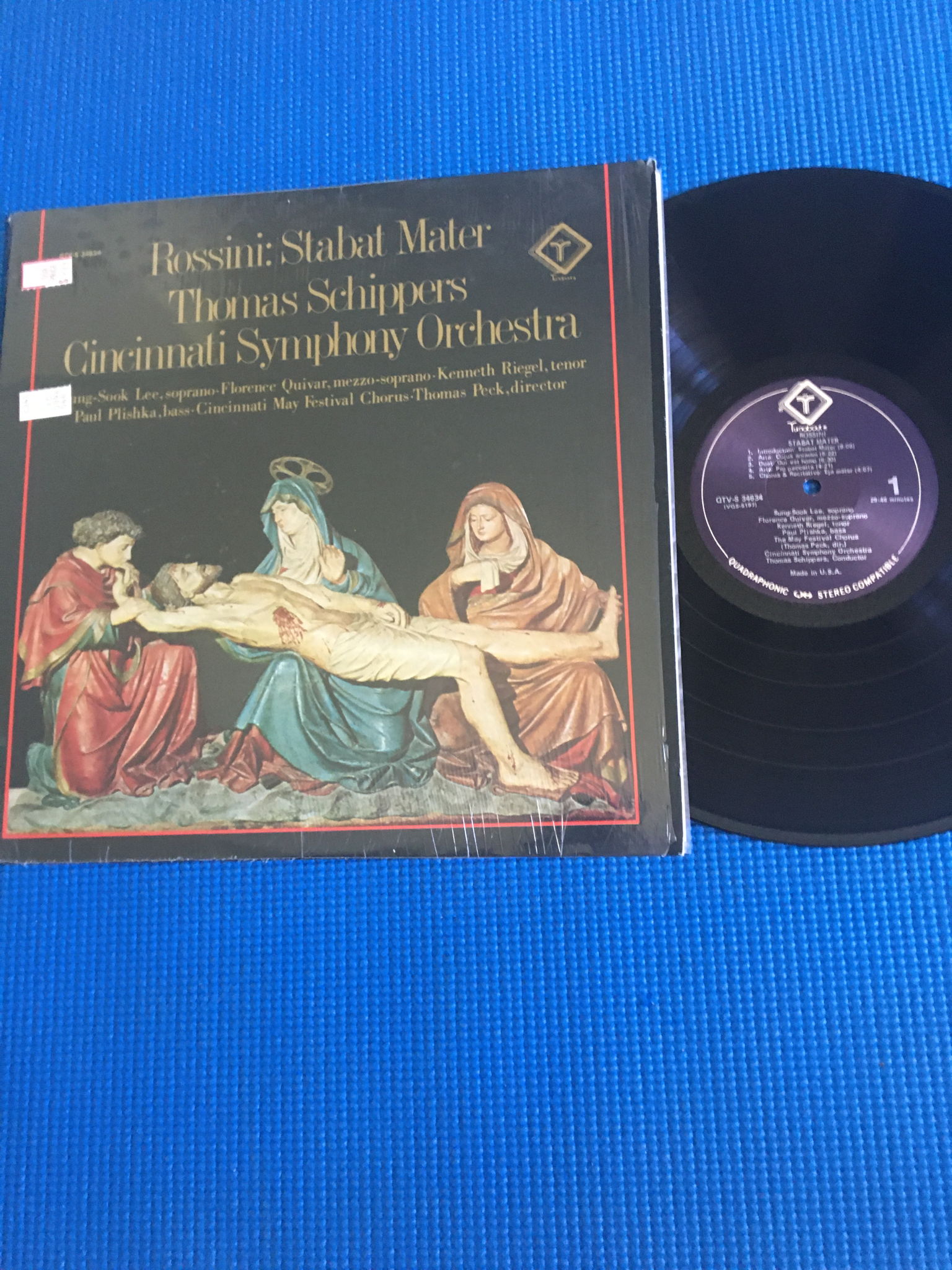 Quadraphonic quad turnabout Rossini Schippers  Cincinna...