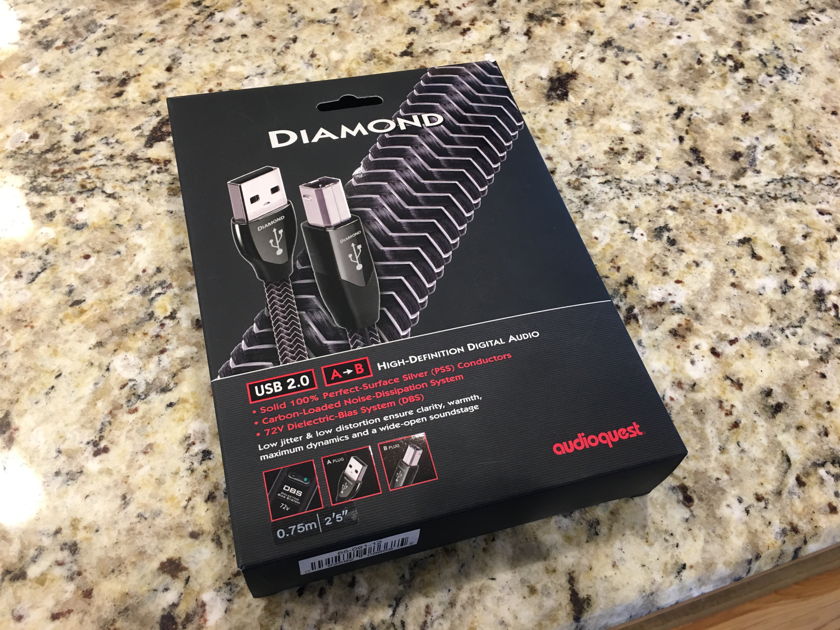 AudioQuest Diamond USB AudioQuest Diamond USB 2.0 A to B connection