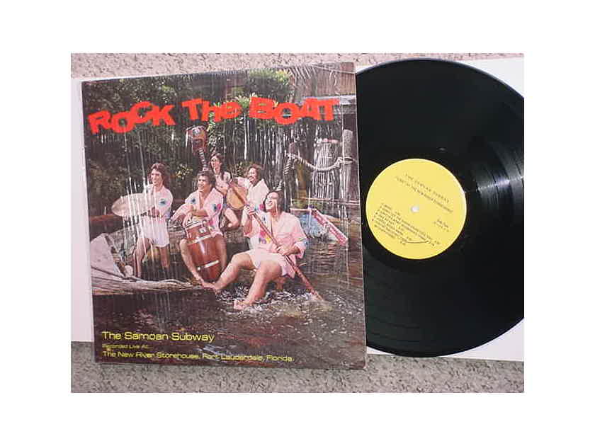 The Samoan Subway rock the boat lp record live new river storehouse Florida