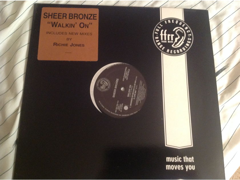 Sheer Bronze  Walkin On Promo 12 Inch Single FFRR Records