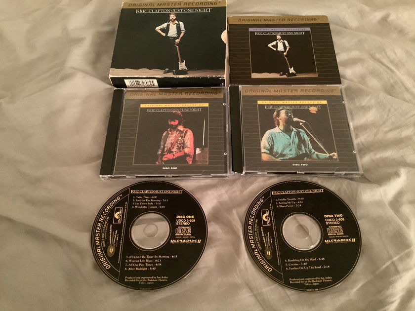 Eric Clapton MFSL 24K Gold 2CD Set UDCD 2-608 Just One Night
