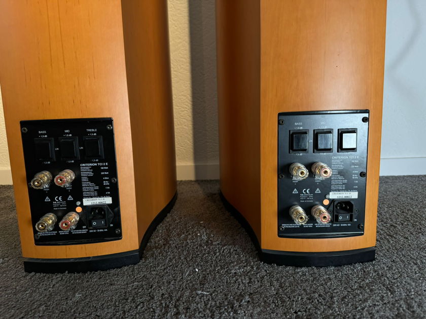 T + A Elektroakustik TCI 2 E speakers in alder