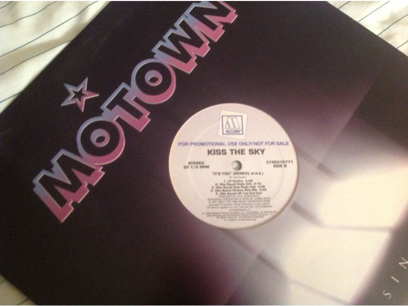 Kiss The Sky It's You Motown Records Promo 12 Inch EP