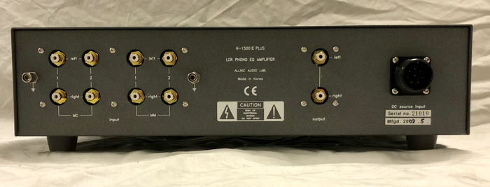 Allnic Audio H1500 tube phonostage NEW, unused.