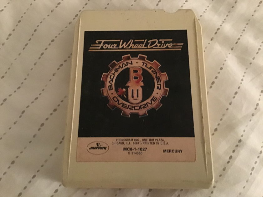 Bachman Turner Overdrive  Four Wheel Drive 8 Track Tape