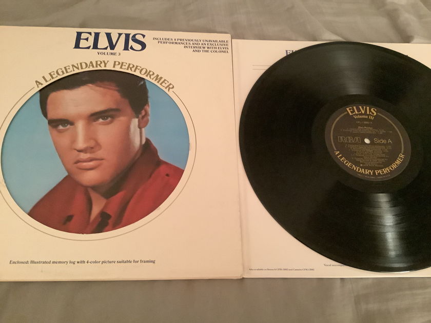 Elvis Presley RCA Records Vinyl LP NM A Legendary Performer Volume 3