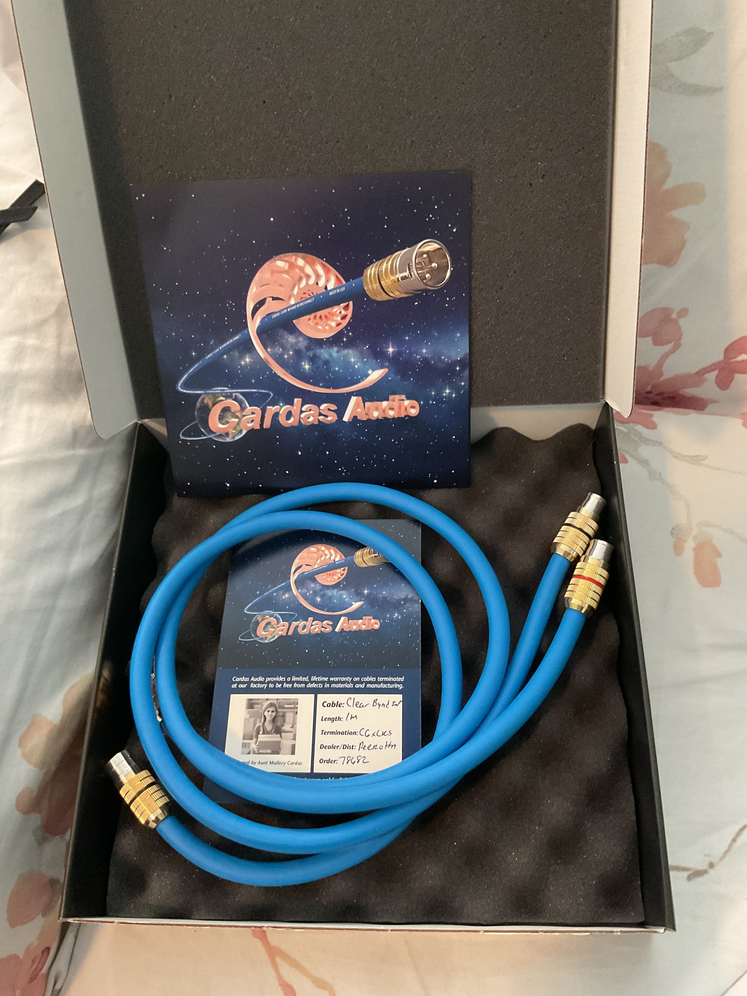 Cardas Audio Clear Beyond  - XLR 1M interconnect