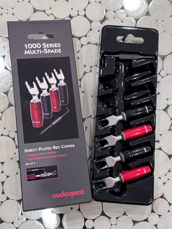 AudioQuest 1000 Series (4) Multi-Spade Connectors