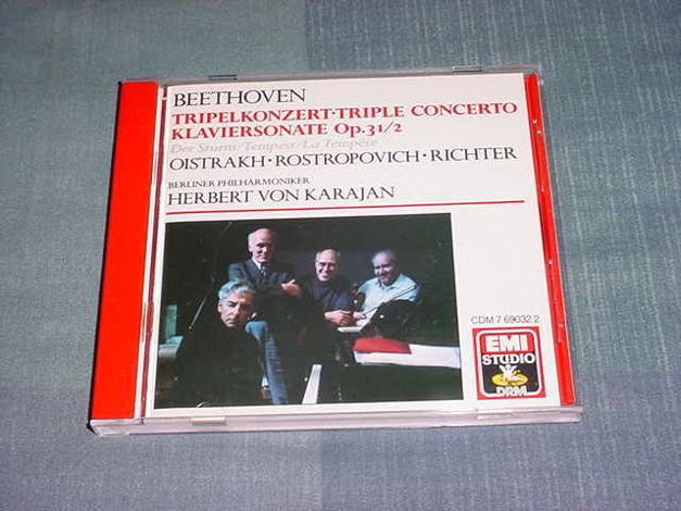 BEETHOVEN Oistrakh Herbert Von Karajan Tripelkonzert Tr...