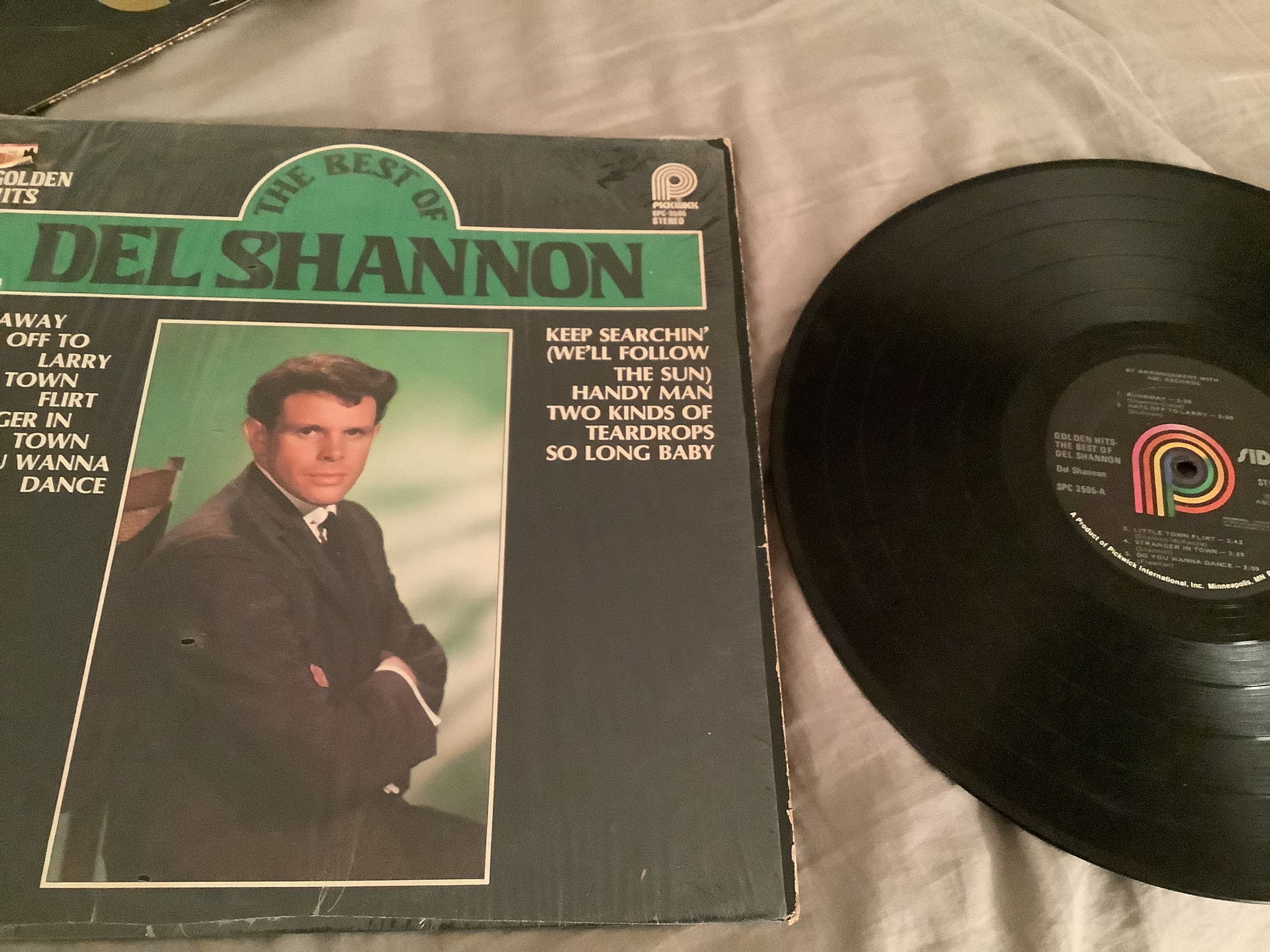 Del Shannon Pickwick Records  The Best Of Del Shannon