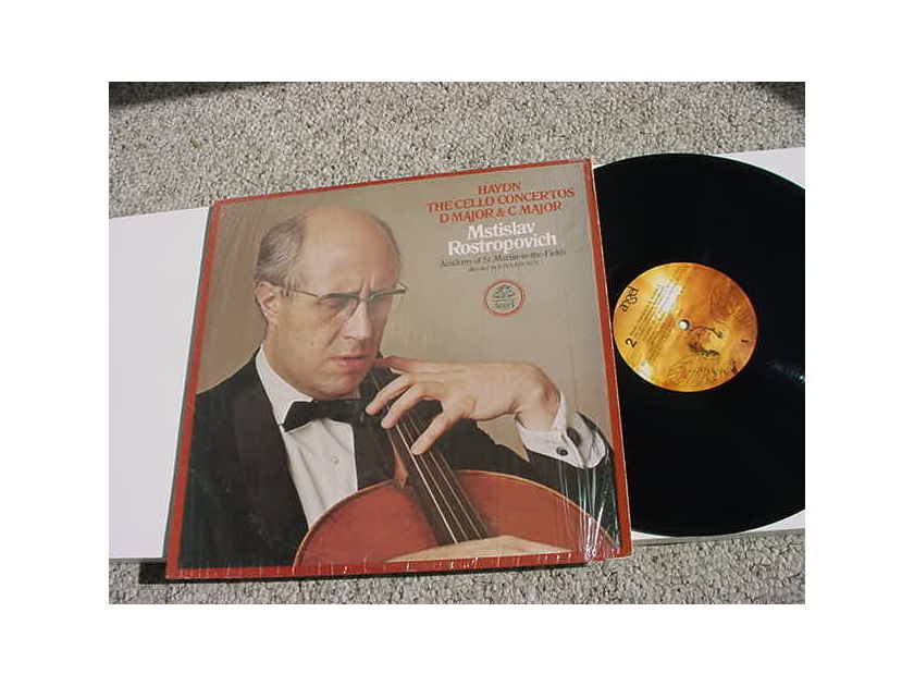Haydn the cello concertos D Major C Major Mstislav Rostropovich Angel QUADRAPHONIC