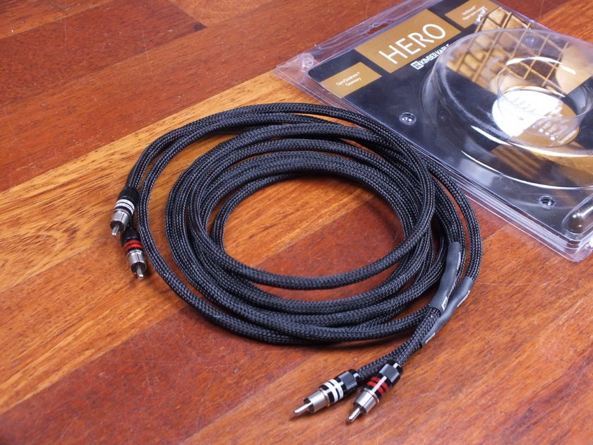 Kimber Kable Hero interconnects RCA 2,0 metre NEW (2 pairs available)