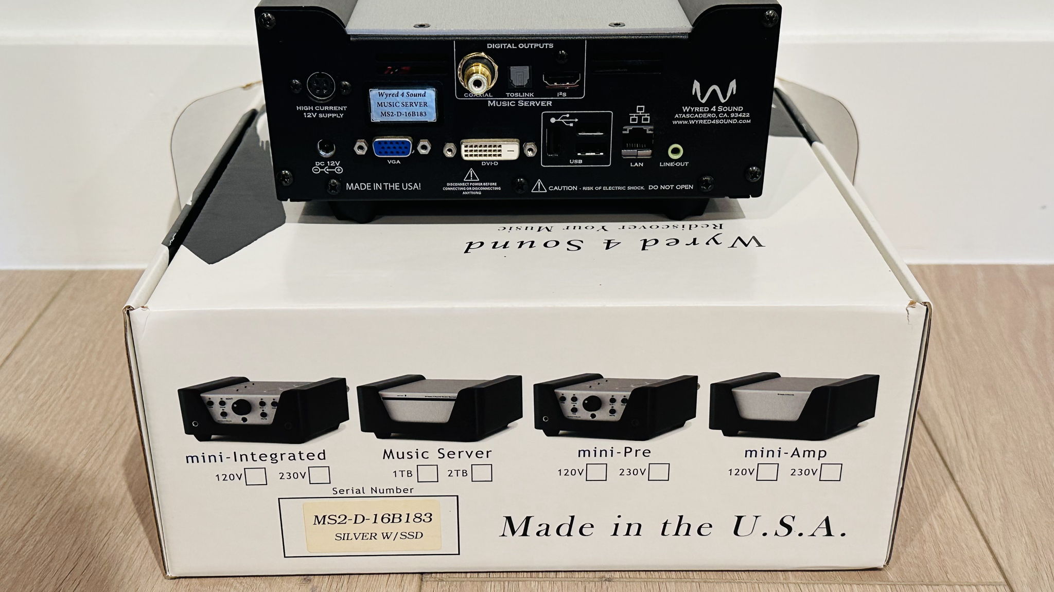 Wyred 4 Sound MS2-D-16B183 Music Server 3TB Silver Work... 10