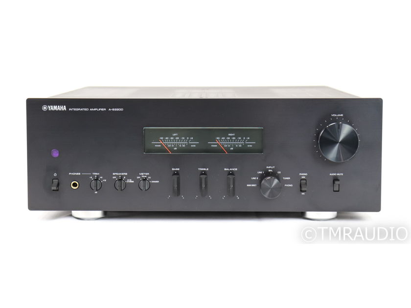 Yamaha A-S2200 Stereo Integrated Amplifier; AS2200; Remote; MM / MC Phono (43887)