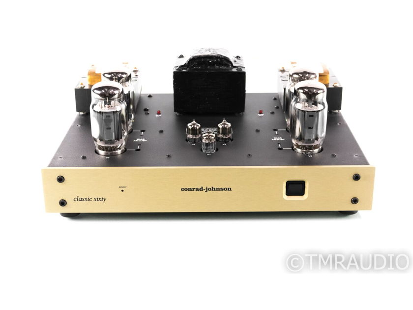 Conrad Johnson Classic Sixty SE Stereo Tube Power Amplifier; 60 SE; New Tubes (25562)