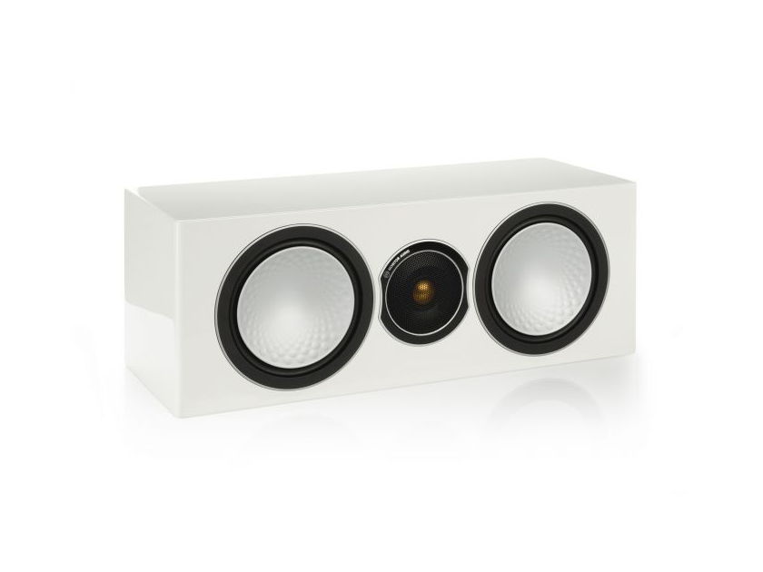 MONITOR AUDIO Silver Center Channel (High Gloss White): NEW; 5 Yr. Warranty; 45% Off; Free Shipping