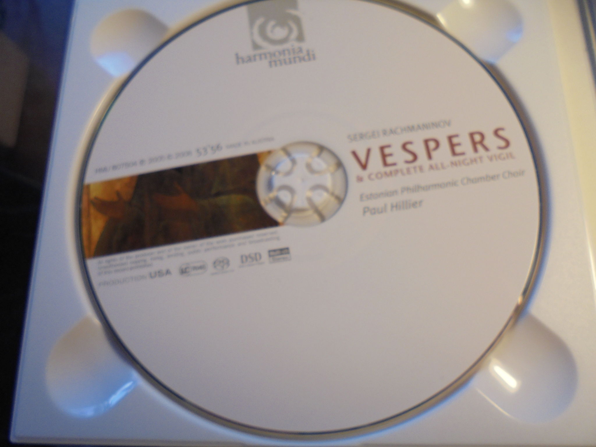 RACHMANINOV VESPERS SACD MINT 3