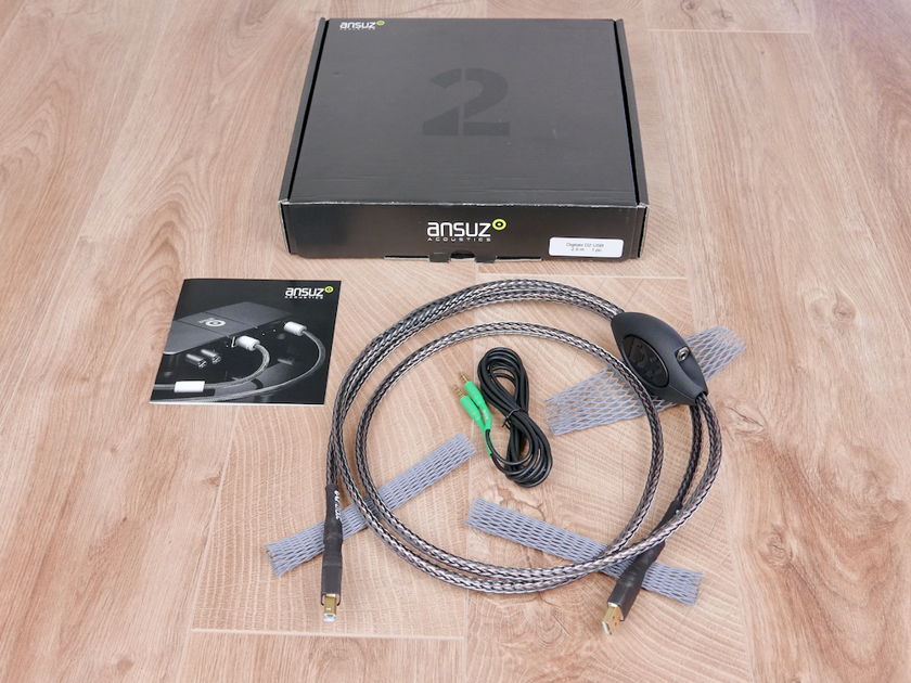 Ansuz Acoustics Digitalz D2 highend audio USB cable (type A to B) 2,0