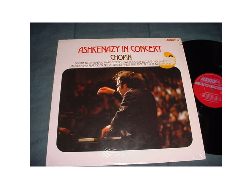 Classical Chopin Ashkenazy in concert lp record 1972 CS 6794 LONDON FFRR
