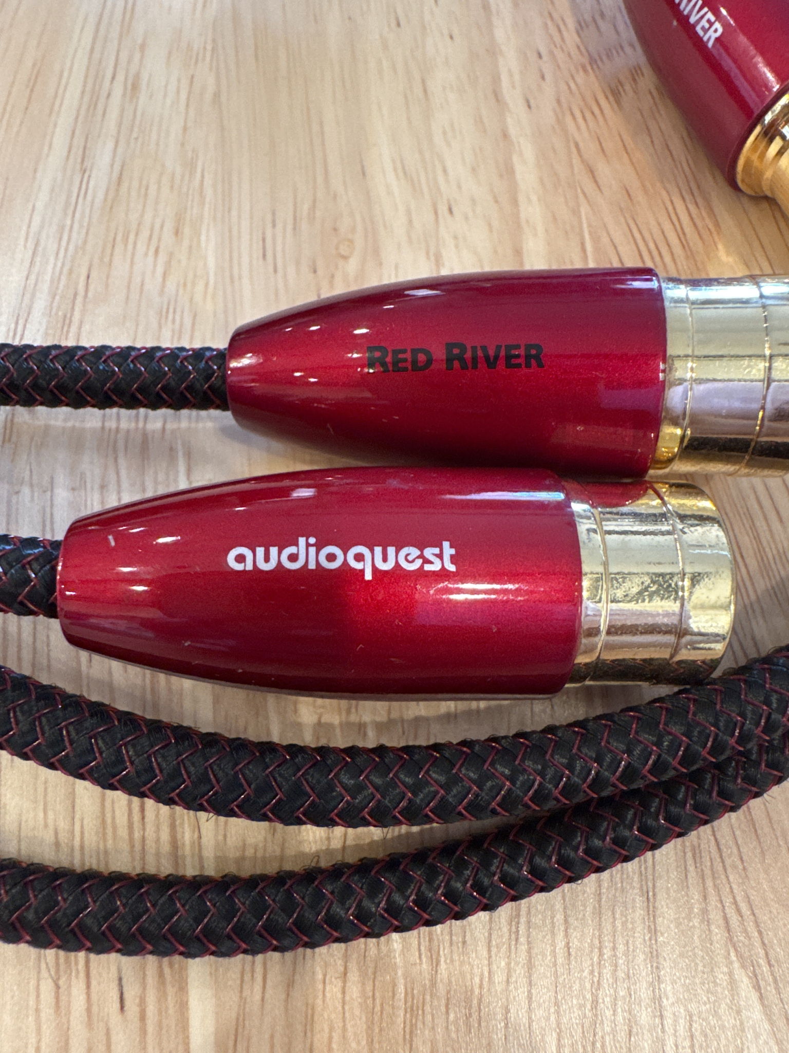 AudioQuest Red River 1 meter XLR to XLR Interconnect 2