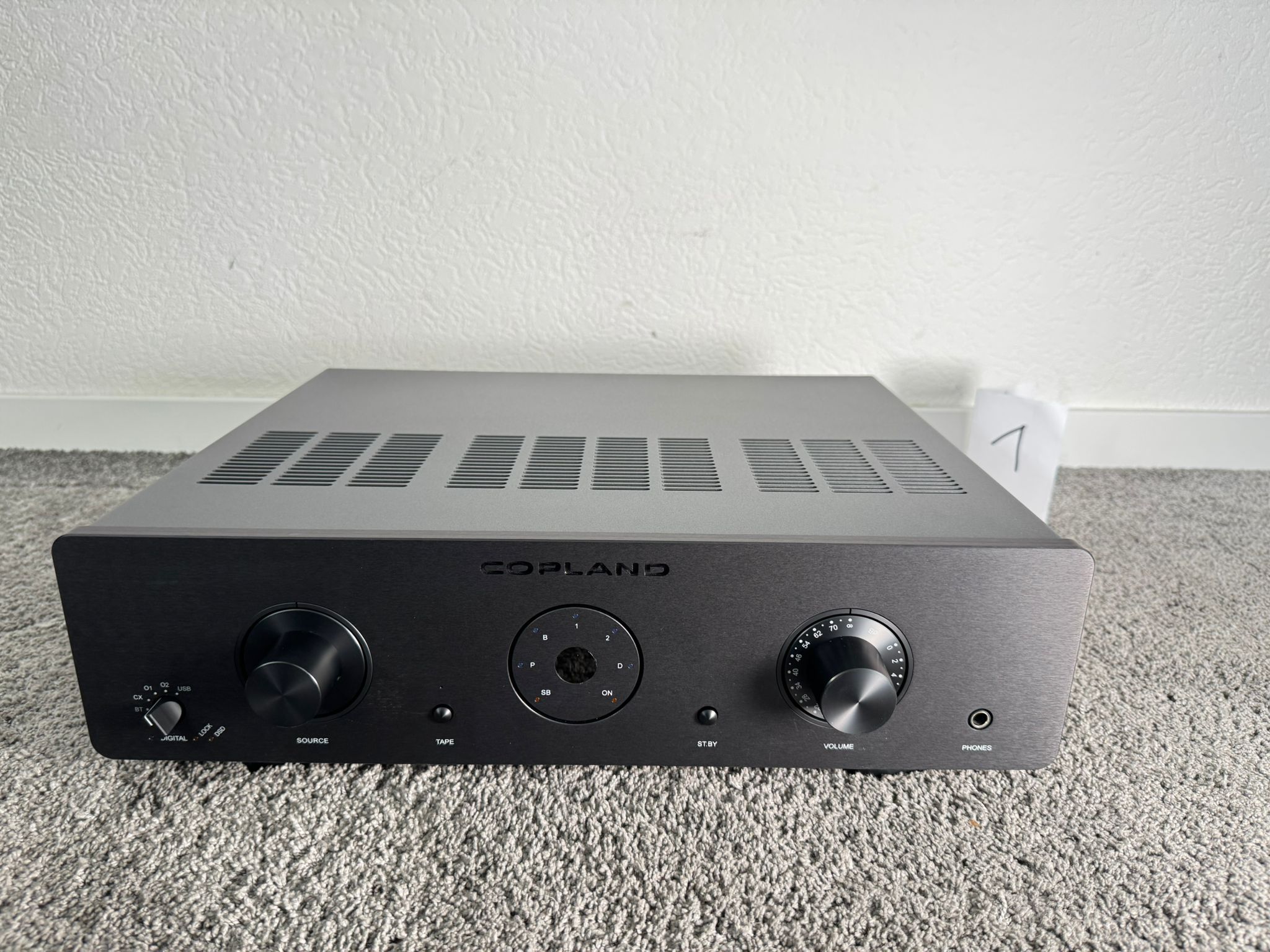 Copland CSA-100 hybrid integrated amplifier in black new 2