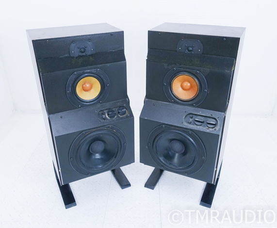 B&W DM6 Floorstanding Speakers; Walnut Pair; AS-IS (Bad...