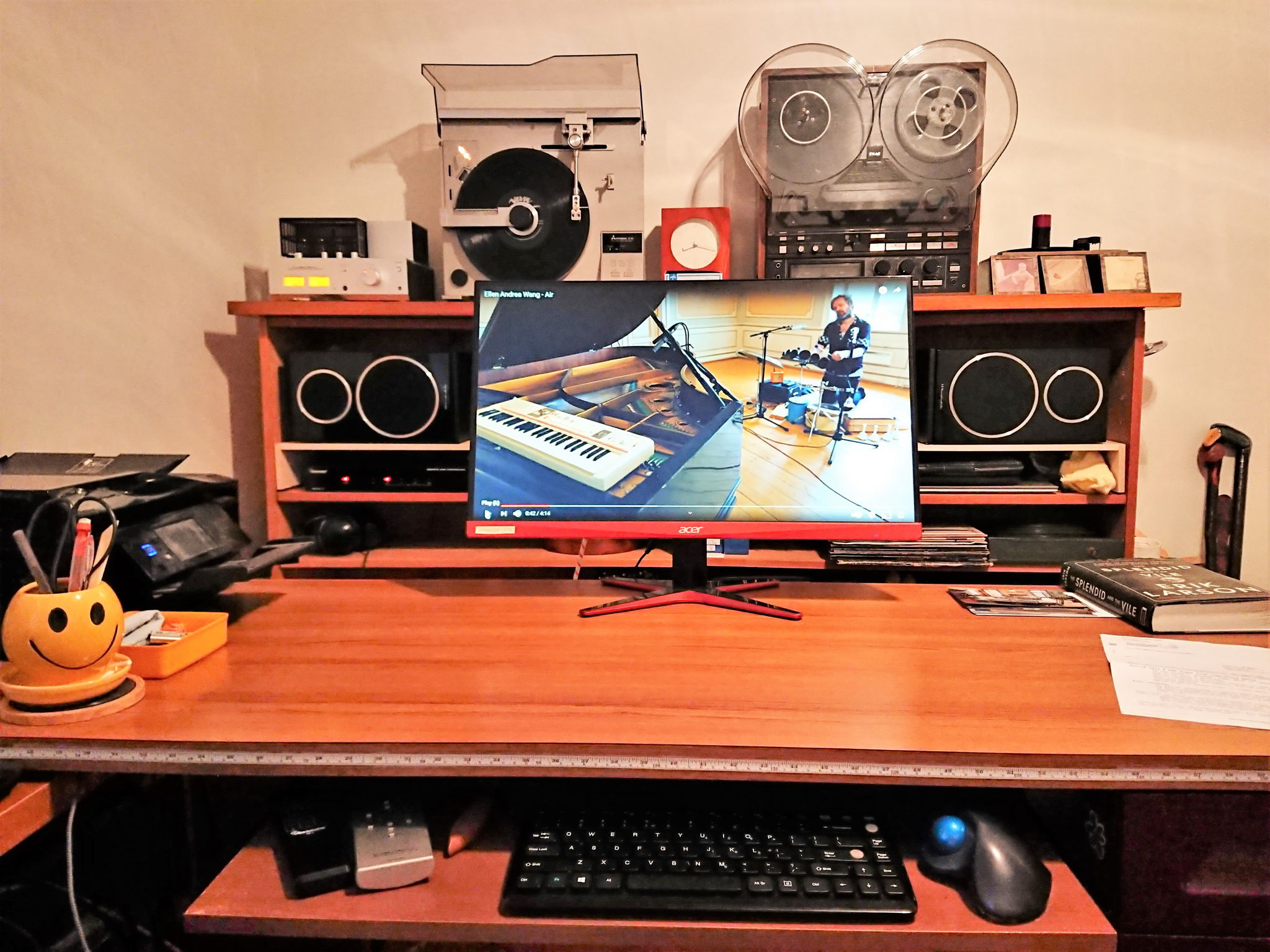 I reworked everything for me and my monitor to be dead center