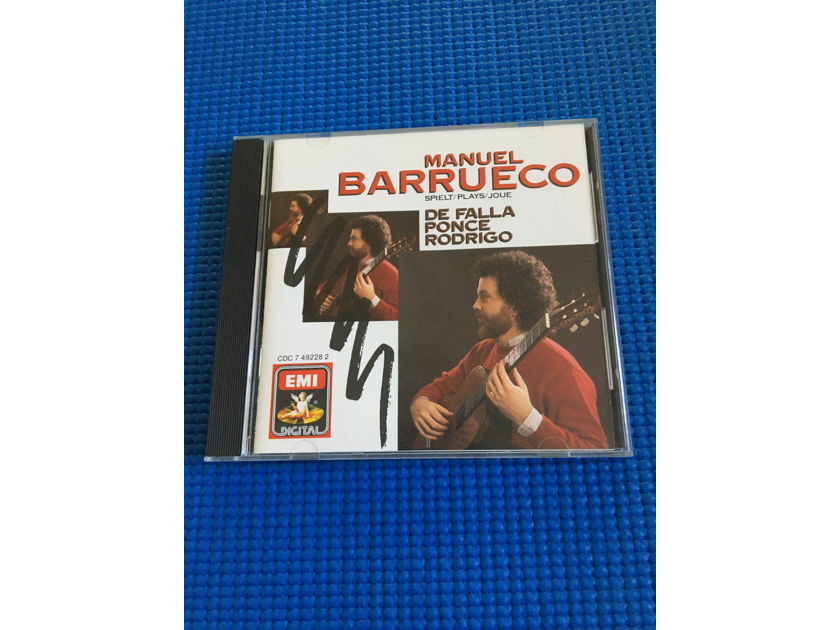 Manuel Barrueco Spielt plays Joue  De Falla Ponce Rodrigo cd 1987 EMI digital