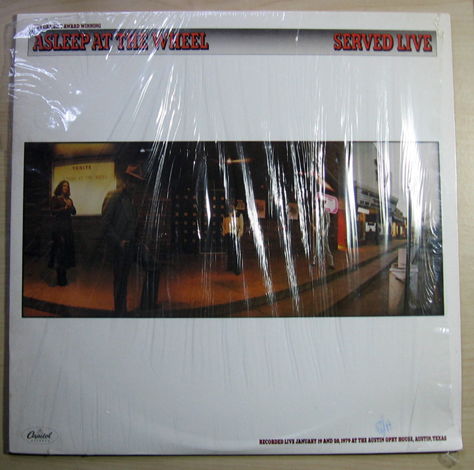 Asleep At The Wheel - Served Live 1979 NM Vinyl LP Capi...