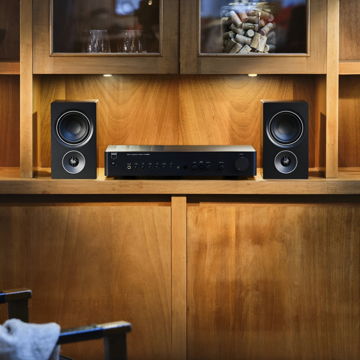 PSB Alpha P5 Compact Bookshelf Speakers - American Waln...