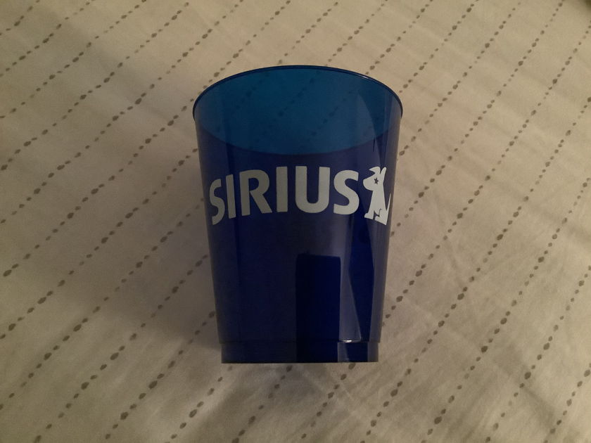 Sirius Radio Promo Blue Drinking Cup 10 OZ Sirius Radio