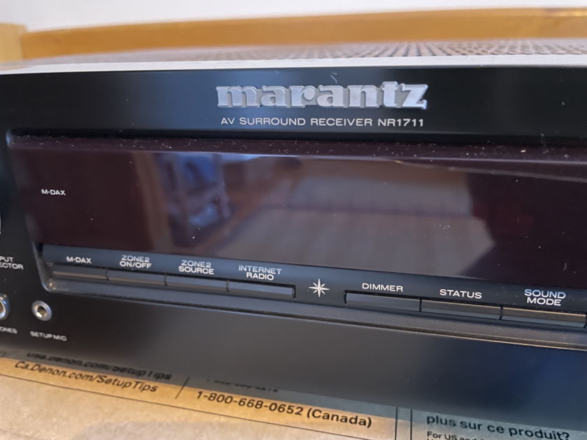 Marantz NR1711 Slim 7.2 Channel 8K Ultra HD AV Receiver