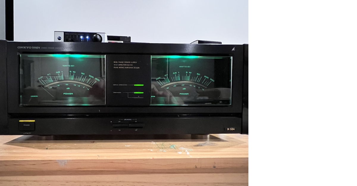 Onkyo Integra M-504 Dual Mono Power Amplifier For Sale