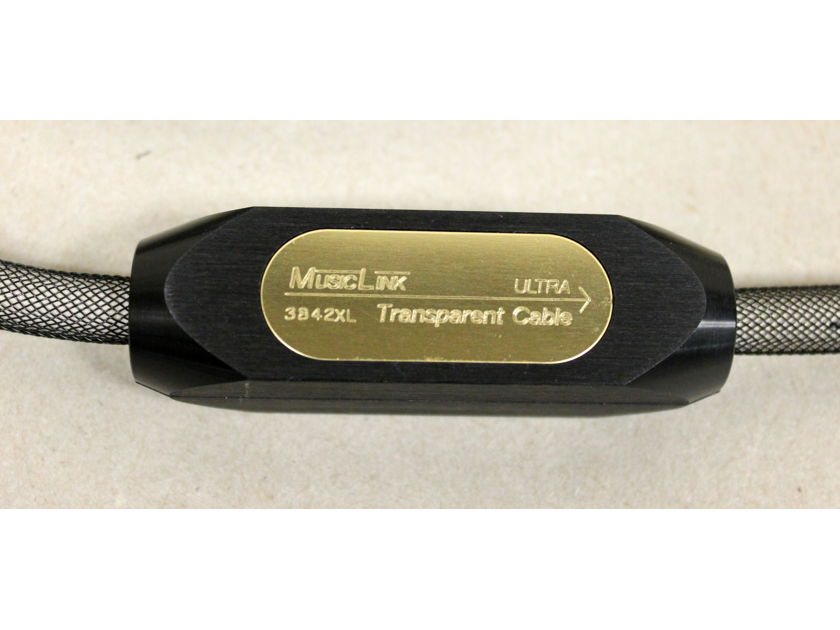 Transparent Audio MusicLink Ultra 1.5M RCA Interconnects, XL Technology
