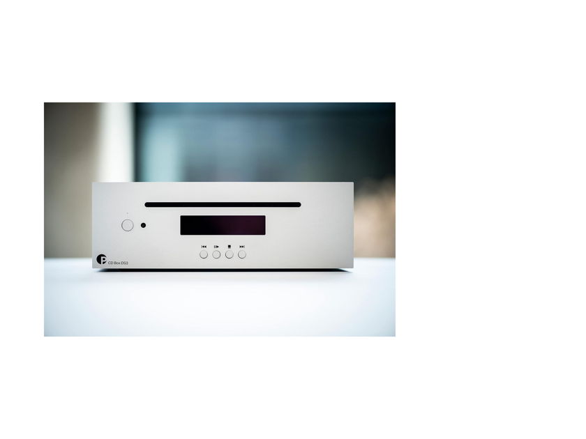 Pro-Ject CD Box DS3 High-Performance True Red Book CD Transport & DAC (Silver)